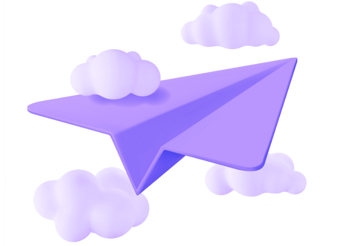 Paper plane illustration